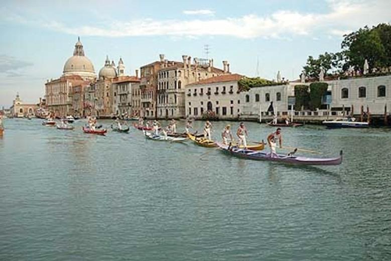 Venezia, regata in Canal Grande (foto: Mario Fletzer)