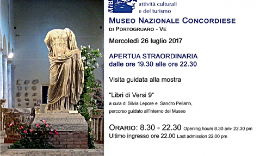 Apertura straordinario Museo Concordiese Apertura straordinario Museo Concordiese