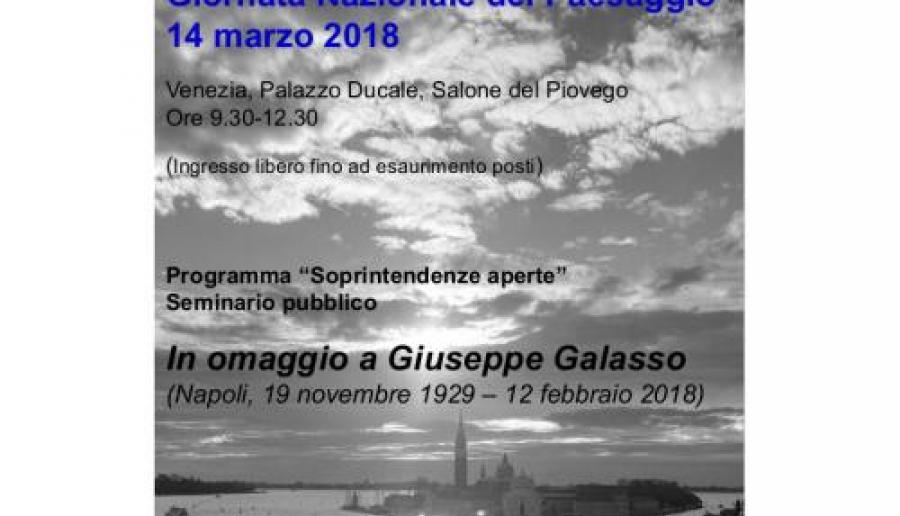 Seminario dedicato a Giuseppe Galasso Seminario dedicato a Giuseppe Galasso