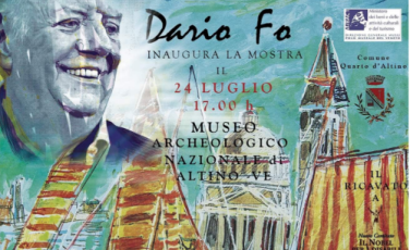 Dario Fo al Museo archeologico di Altino