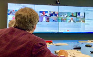 seduta in videoconferenza consiglio metropolitano