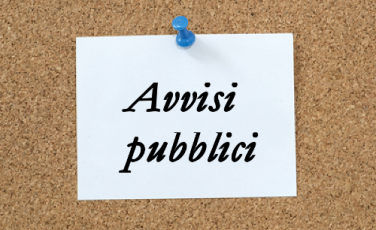 Avvisi pubblici all'albo pretorio