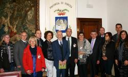 Venezia, delegazione veneto brasiliana in visita a Ca' Corner