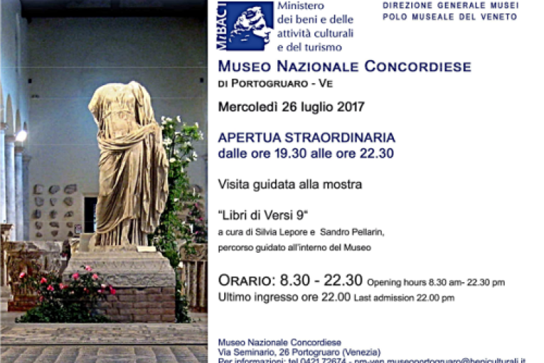 Apertura straordinario Museo Concordiese