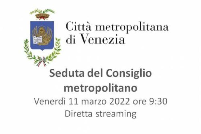 Consiglio metropolitano in diretta streaming