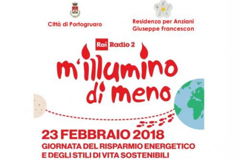 M'illumino di meno a Portogruaro M'illumino di meno a Portogruaro