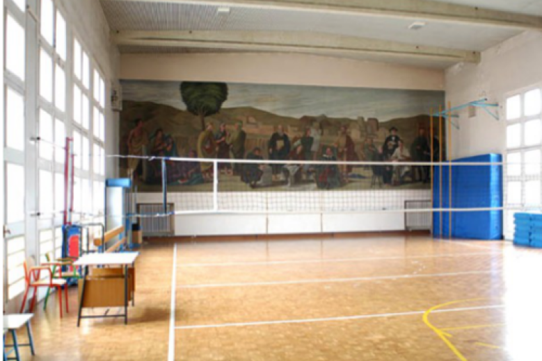 La palestra del Liceo classico Franchetti