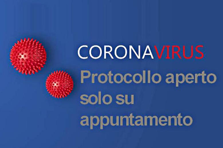 Protocollo solo su appuntamento Protocollo solo su appuntamento