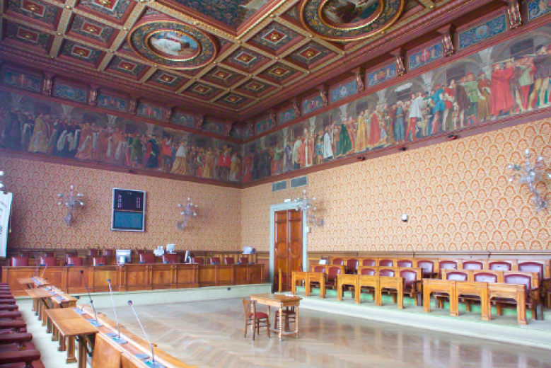 Sala consiliare della Città metropolitana