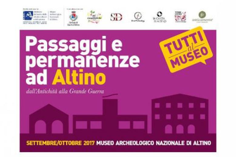 Passaggi e permanenze ad Altino dall'antichità alla Grande Guerra Passaggi e permanenze ad Altino dall'antichità alla Grande Guerra
