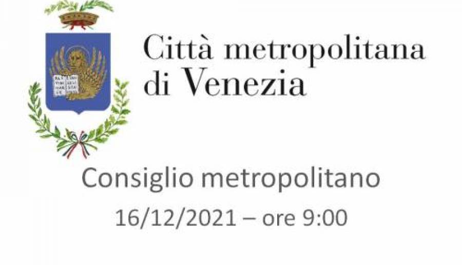 Consiglio metropolitano in diretta streaming Consiglio metropolitano in diretta streaming