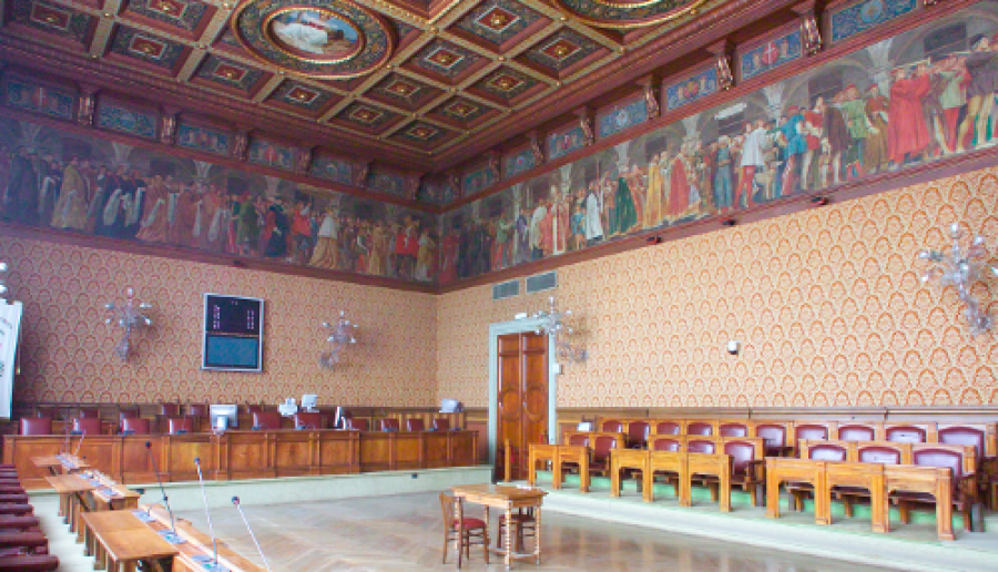 Sala consiliare della Città metropolitana Sala consiliare della Città metropolitana