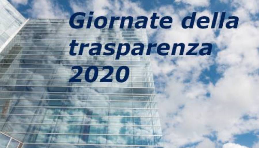 Giornate della trasparenza 2020